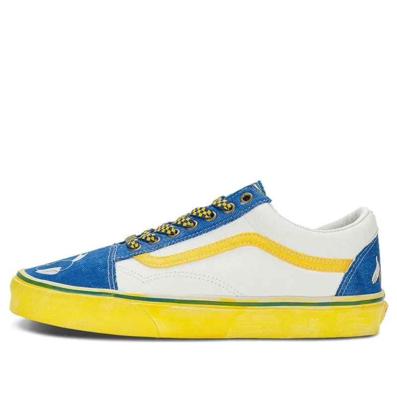 Vans Disney x Old Skool Shoes 'White Blue' VN000D3HDNM sold by KicksCrew