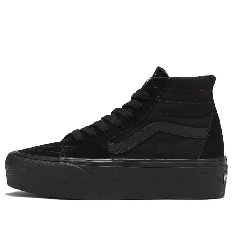 Vans Sk8-Hi Tapered Stackform Suede Canvas 'Black' VN0A5JMKBKA sold by KicksCrew