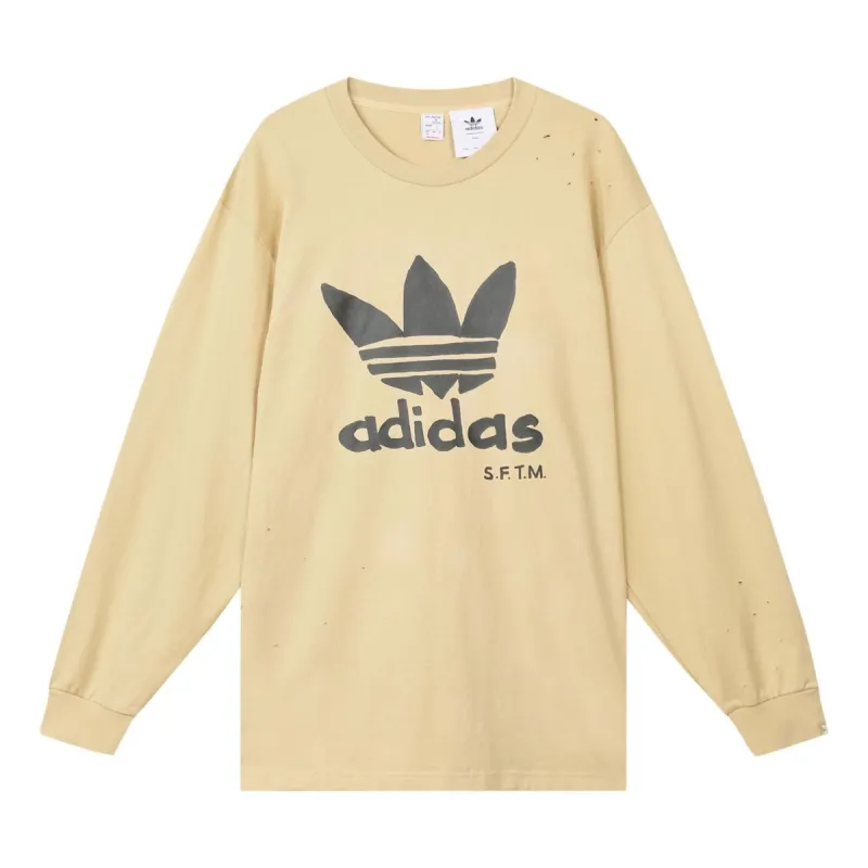 adidas originals x SONG FOR THE MUTE Long Sleeve Tee 'Hazy Beige' HT0435 sold by KicksCrew