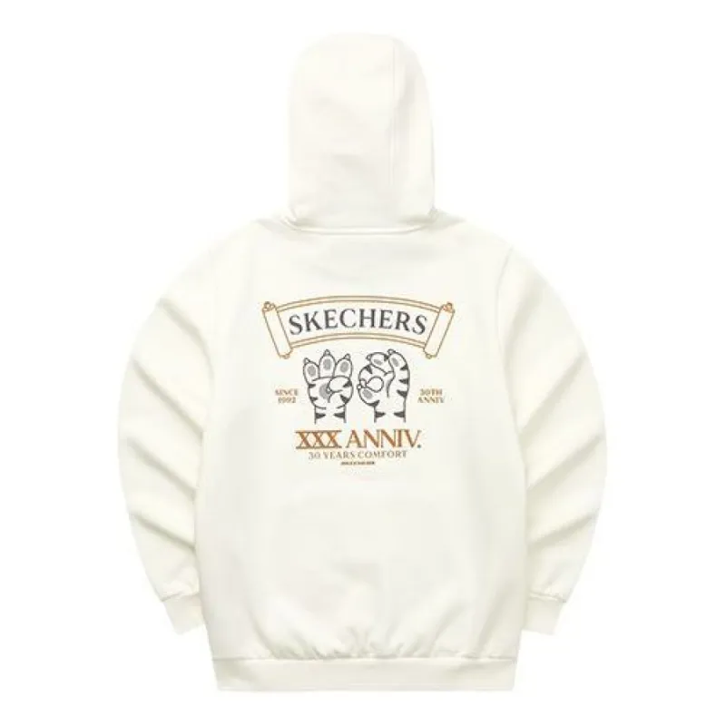 Skechers Graphic Hoodie 'White Black Red Blue' L122U269 sold by KicksCrew