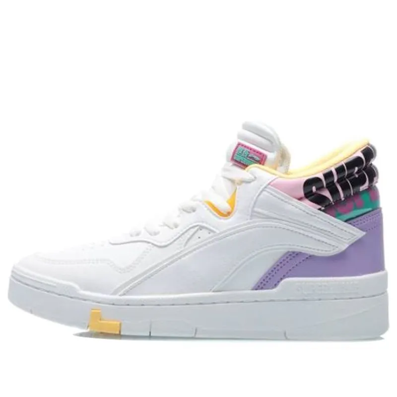 (WMNS) Li-Ning Superwave Mid 'White Purple Yellow' AGCQ238-3 sold by KicksCrew