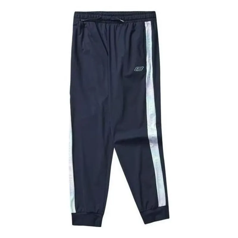 (GS) Skechers Casual Woven Pants 'Navy Grey' P223G038 sold by KicksCrew