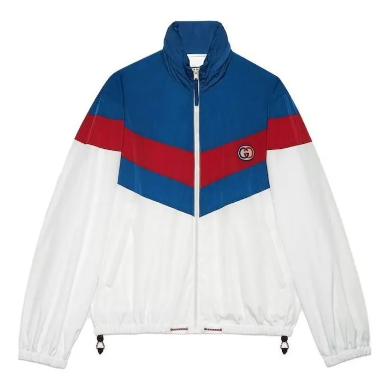 Gucci Nylon Zip Jacket With Patch 'White' 742815-ZAN7X-9198 sold by KicksCrew