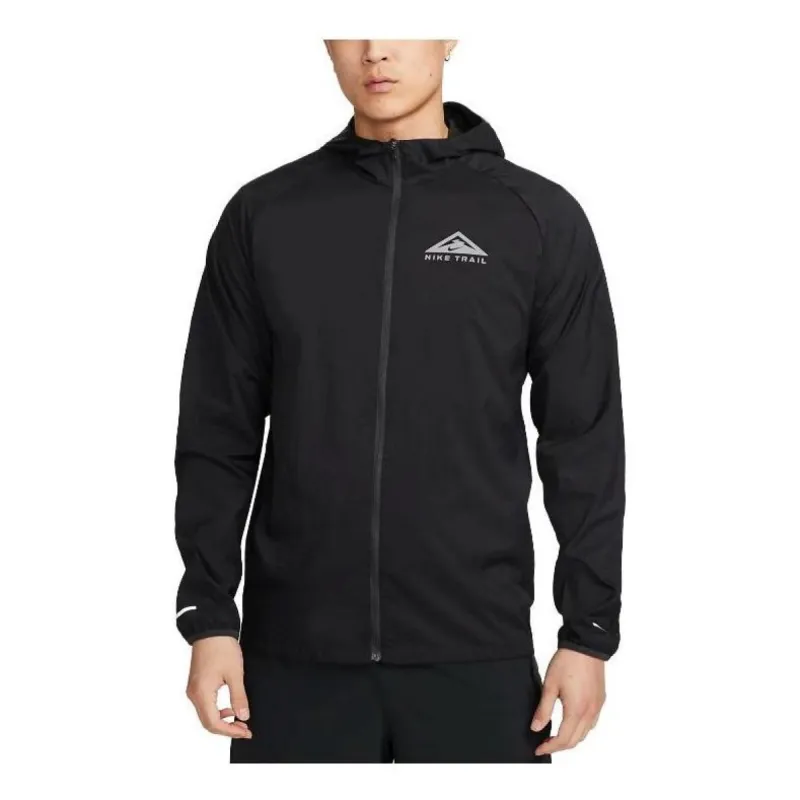 Nike Trail Aireez Lightweight Trail Running Jacket 'Black' DX6884-010 sold by KicksCrew