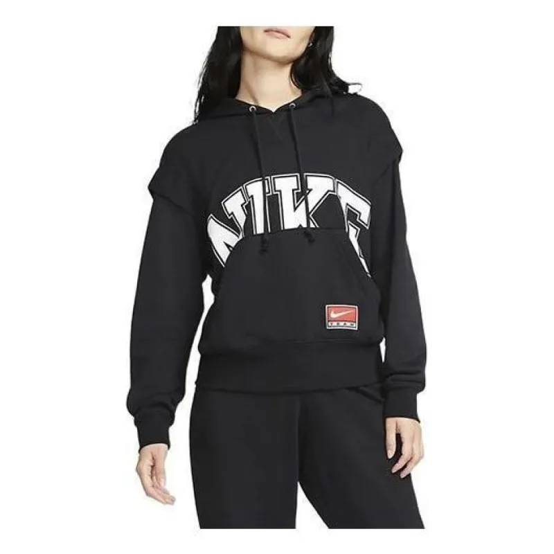 (WMNS) Nike Sportswear Team Fleece Hoodie 'Black' DQ6586-010 sold by KicksCrew
