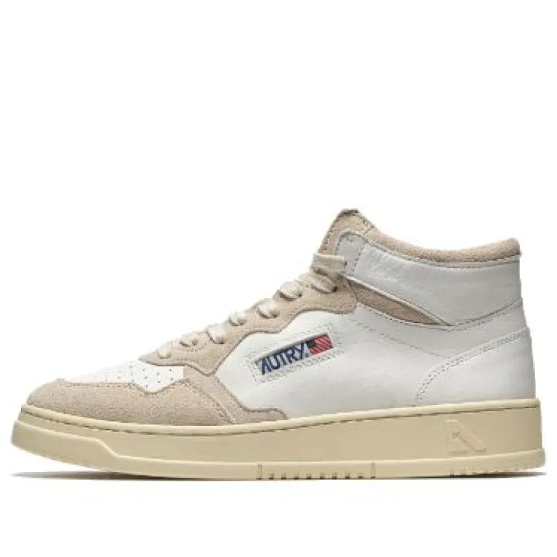 Autry Medalist Mid 'Goat Suede White' AUMM-GS04 sold by KicksCrew