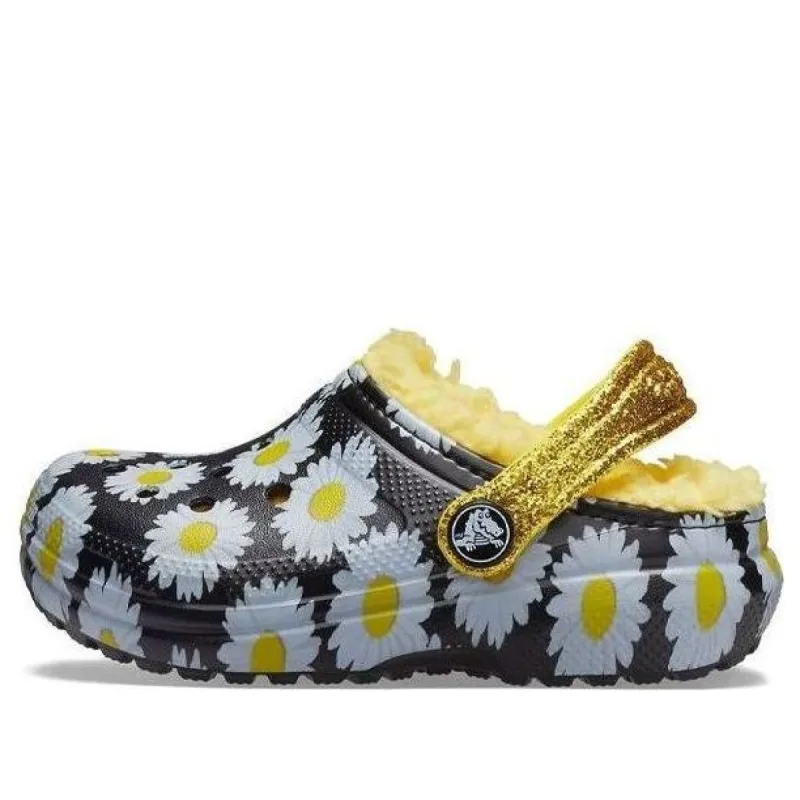 (GS) Crocs Lined Vacay Vibes Clogs 'Black Daisy' 207318-0ZI sold by KicksCrew