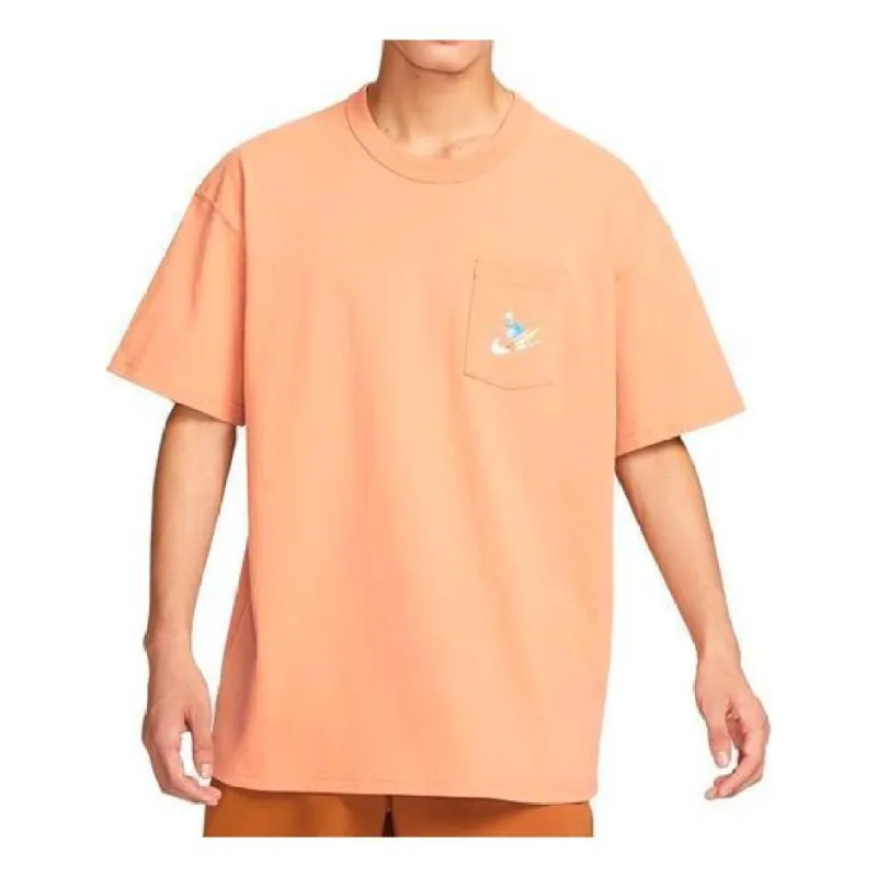 Nike Sportswear Essential Pocket T-Shirt 'Orange' FQ0351-225 sold by KicksCrew