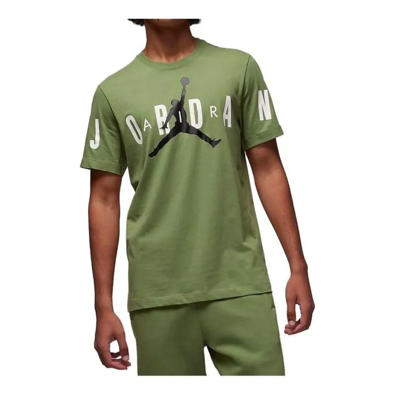 Air Jordan Stretch T-Shirt 'Green' DV1445-340 sold by KicksCrew
