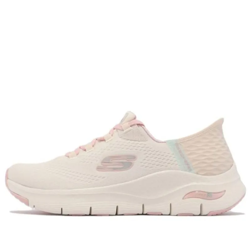 (WMNS) Skechers Arch Fit Slip-Ins 'Beige Pink' 149568-OFPK sold by KicksCrew