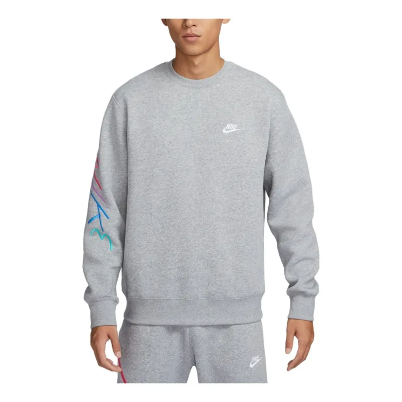 Nike Club Fleece Sweater 'Grey' FB7476-063 sold by KicksCrew