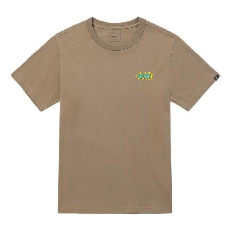Vans Off The Wall Art Collection Tee 'Brown' VN0A7TQJYEH sold by KicksCrew