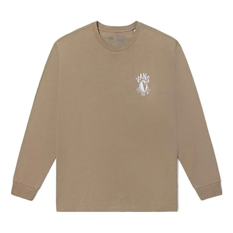 Vans Off The Wall Long Sleeve Tee 'Brown' VN0A7TRDYEH sold by KicksCrew