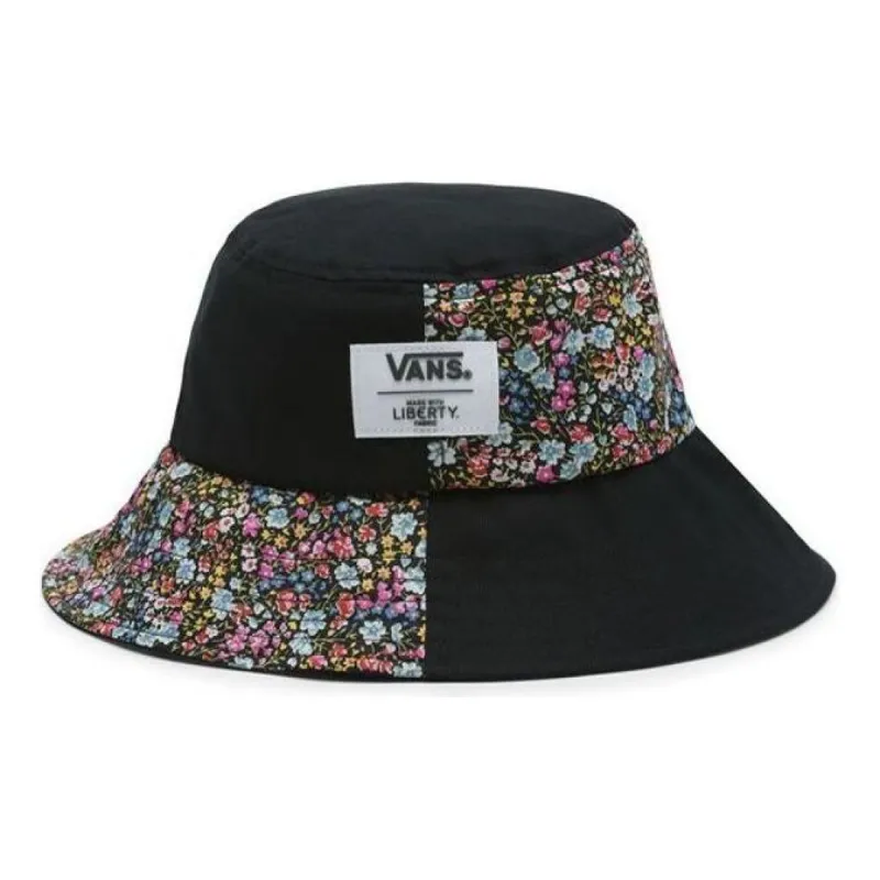 Vans Liberty Fabric Bucket Hat 'Black White Pink' VN0A5FSIZE91 sold by KicksCrew