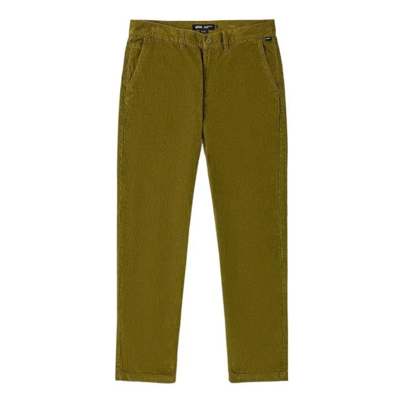 Vans Authentic Chino Cord Relaxed Trousers 'Olive Green' VN0A5FK3YXH sold by KicksCrew