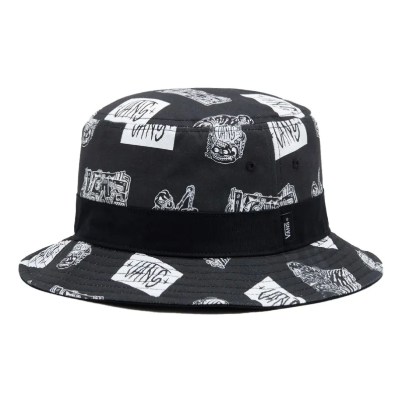 Vans Graphic Printed Bucket Hat 'Black White' VN0A5F47ZHB1 sold by KicksCrew