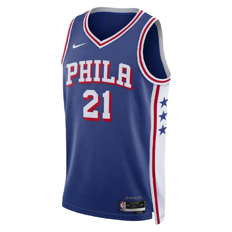 Nike Dri-FIT NBA Swingman Jersey 2023/24 Icon Edition 'Philadelphia 76ers Joel Embiid' DX8620-401 sold by KicksCrew