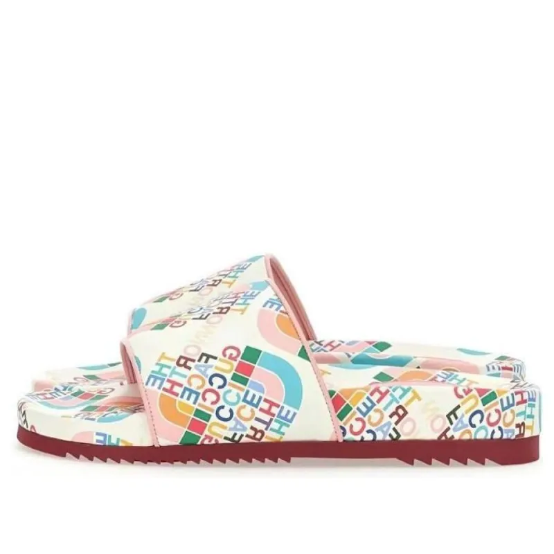 (WMNS) Gucci x The North Face Leather Sandal 'White Multicolor' 685636-CPDH0-5880 sold by KicksCrew