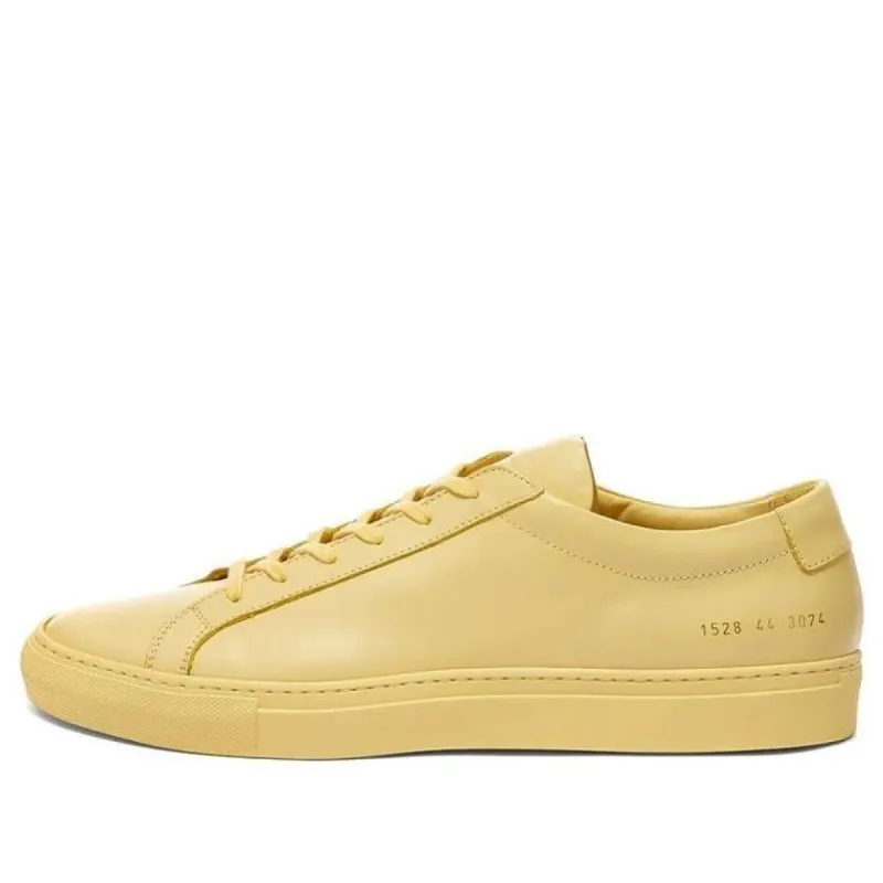 Common Projects Achilles Low 'Yellow' 1528-3074 sold by KicksCrew