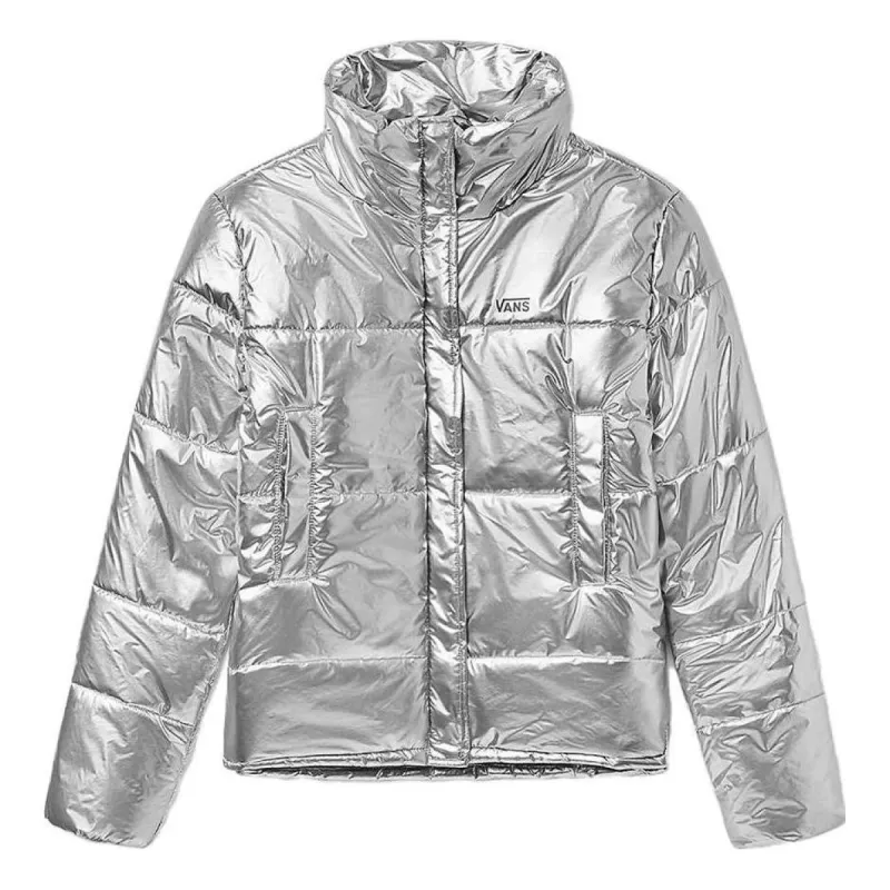 (WMNS) Vans Galatic Spiral Metallic Jacket 'Silver' VN0A4CUGH27 sold by KicksCrew