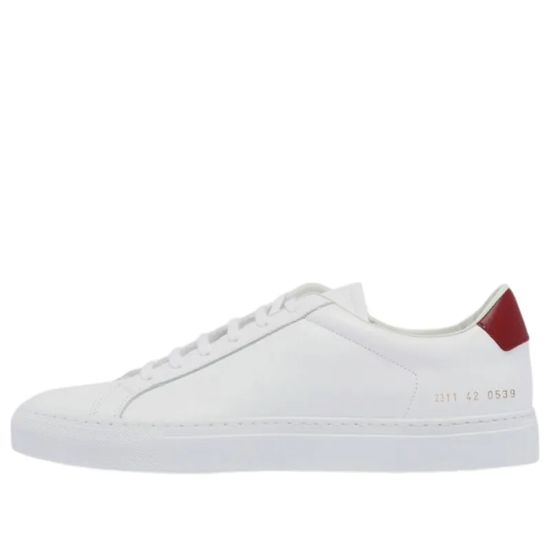 Common Projects Achilles Low 'White Red' 2311-0539 sold by KicksCrew