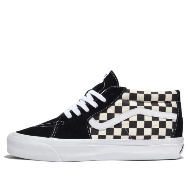 Vans Sk8-Mid Reissue 83 LX 'Checkerboard - Black' VN000CQQ2BO sold by KicksCrew