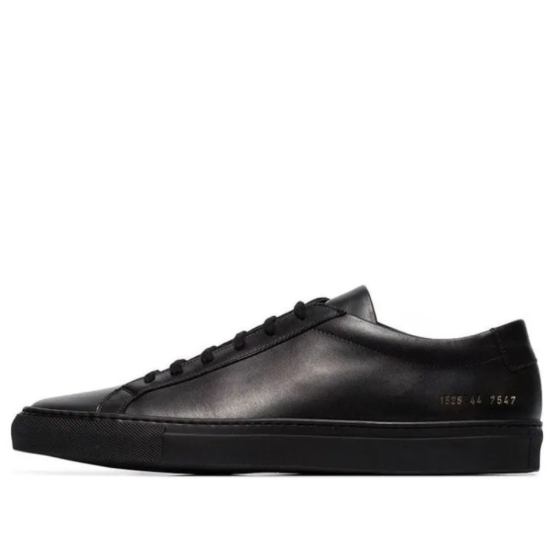 Common Projects Achilles Low 'All Black' 1528-7547 sold by KicksCrew