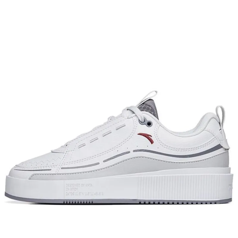 ANTA Authentic Board Shoes 'White Grey' 922228033-3 sold by KicksCrew