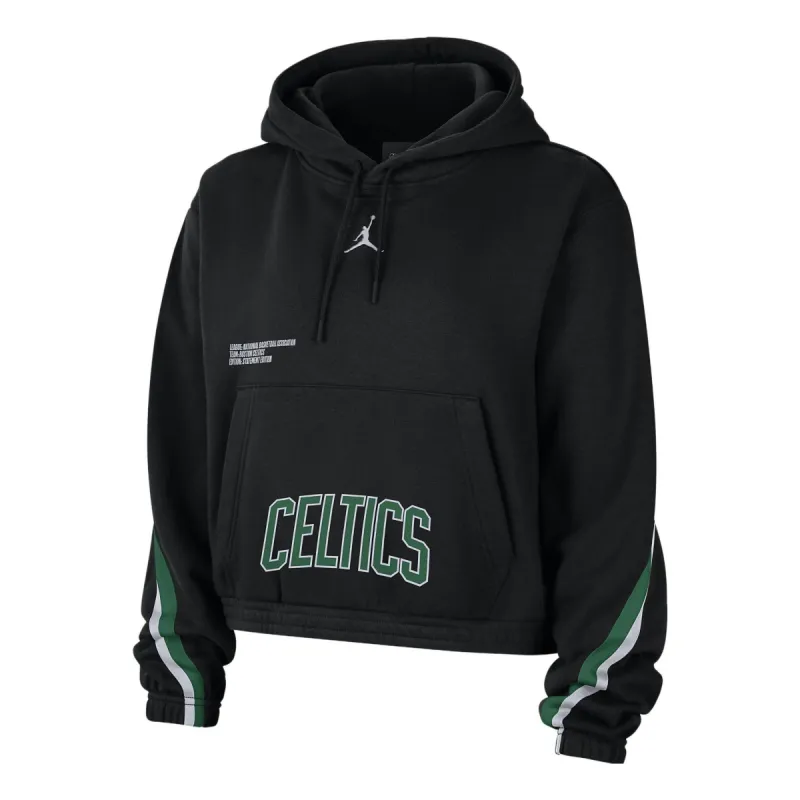 (WMNS) Air Jordan x NBA Boston Celtics Courtside Hoodie 'Black' DO0150-010 sold by KicksCrew