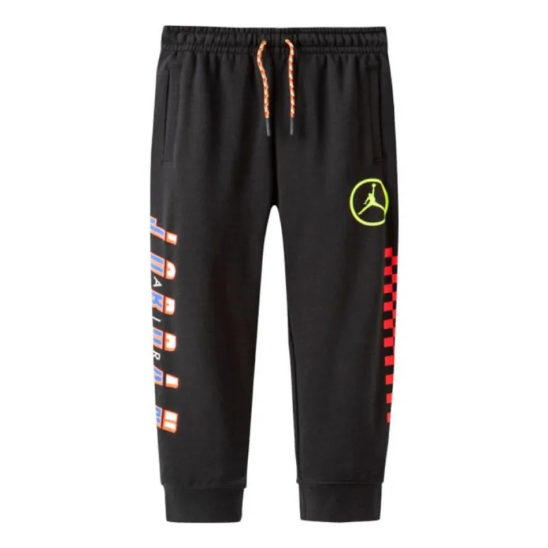 (GS) Air Jordan Drawstring Track & Sweat Pants 'Black' DJ3927-010 sold by KicksCrew