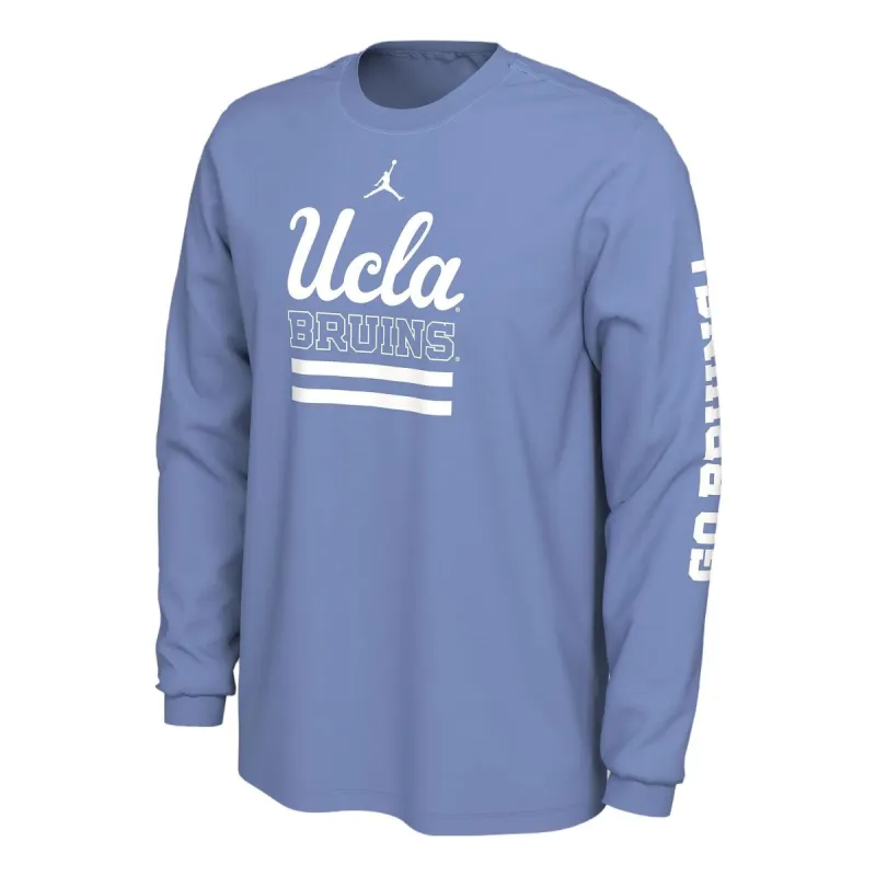 Air Jordan UCLA College Long-Sleeve T-Shirt 'Valor Blue' HF7593-448 sold by KicksCrew