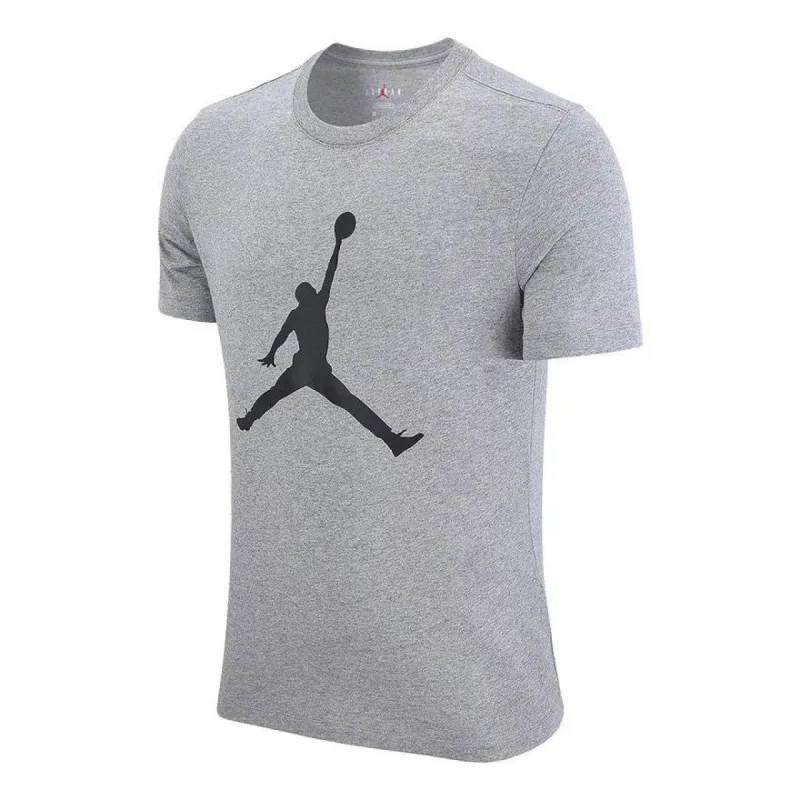 Air Jordan Jumpman Logo T-Shirt 'Grey' DA6797-091 sold by KicksCrew