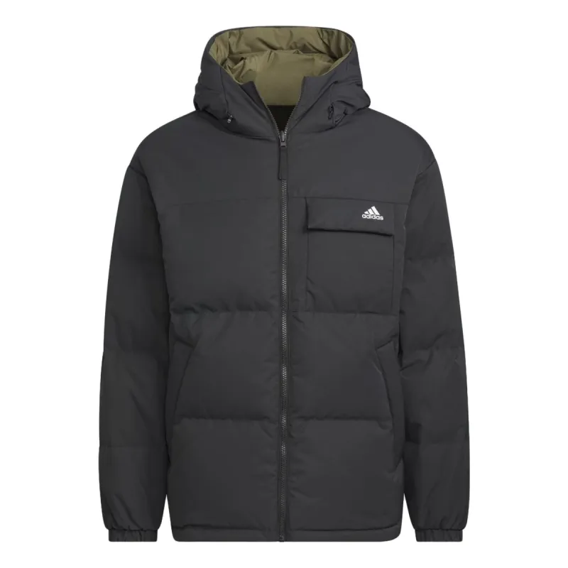 adidas Reversible Down Jacket 'Black Green' IV7569 sold by KicksCrew