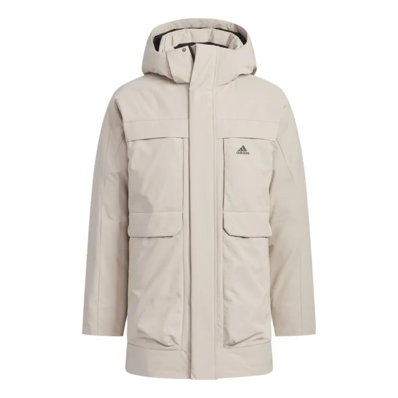 adidas Down Parka 'Beige' IV7554 sold by KicksCrew