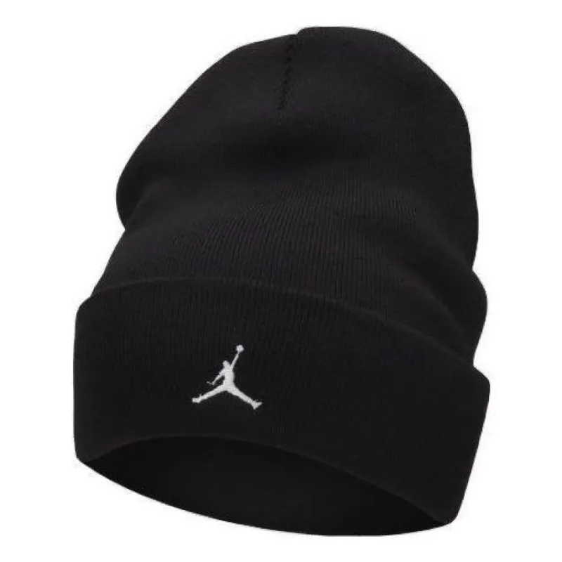 Air Jordan Peak Essential Beanie 'Black' FN4672010 sold by KicksCrew
