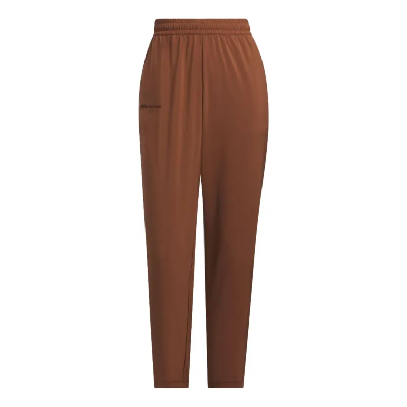 (WMNS) adidas Small Logo Pants 'Brown' IS4942 sold by KicksCrew