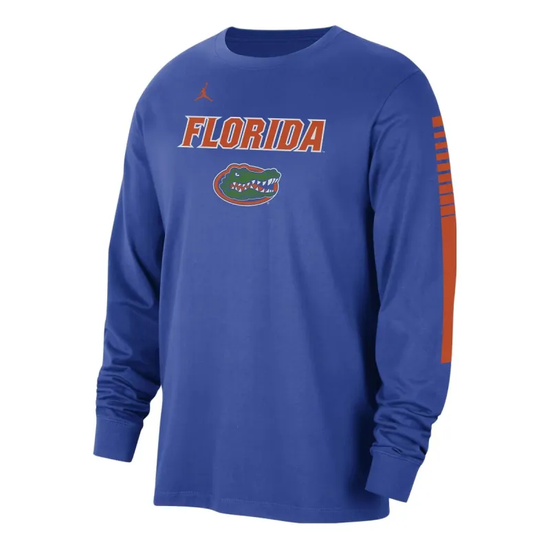 Air Jordan Florida College Long-Sleeve T-Shirt 'Royal Blue' FN2783-480 sold by KicksCrew