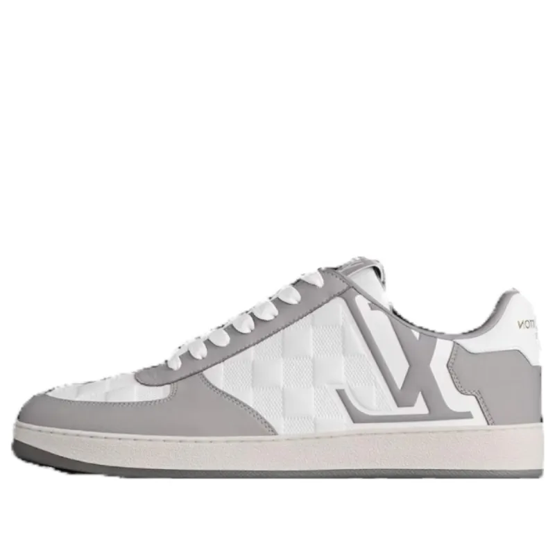 Louis Vuitton LV Rivoli Sneaker 'White Grey' 1ACDWO sold by KicksCrew