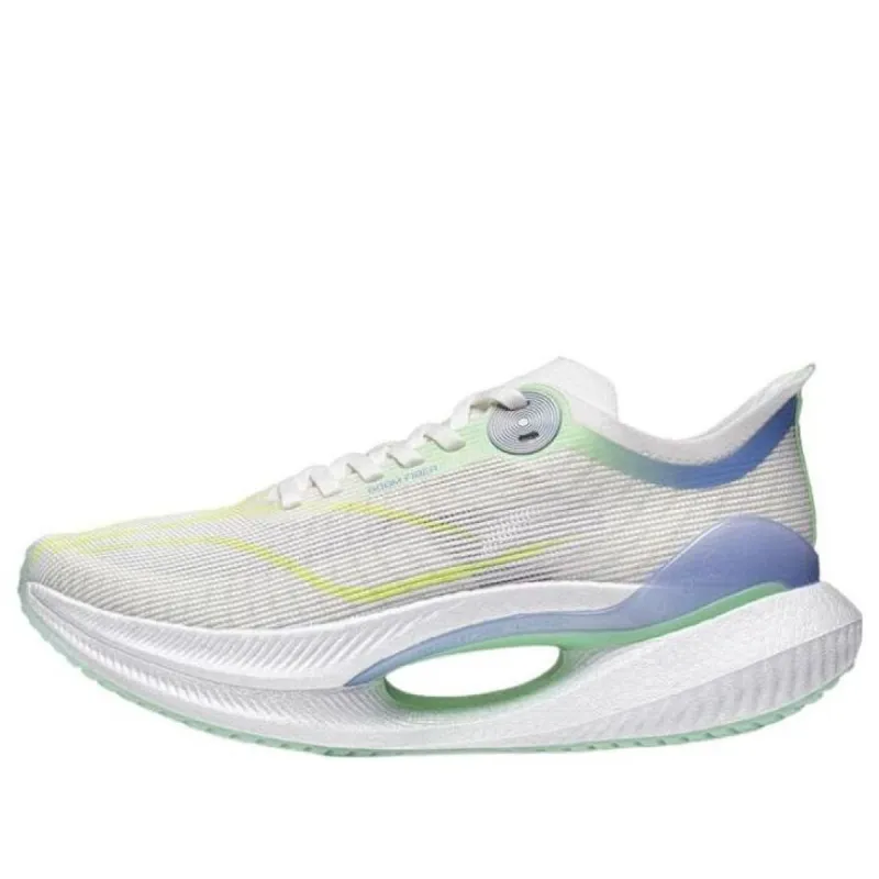 (WMNS) Li-Ning Essential 2.0 'White Purple Green' ARRT006-1 sold by KicksCrew