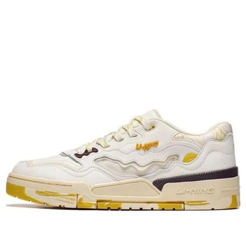 Li-Ning 001 BTC PRM Comfy Shoes 'White Yellow Black' AGCT067-3 sold by KicksCrew