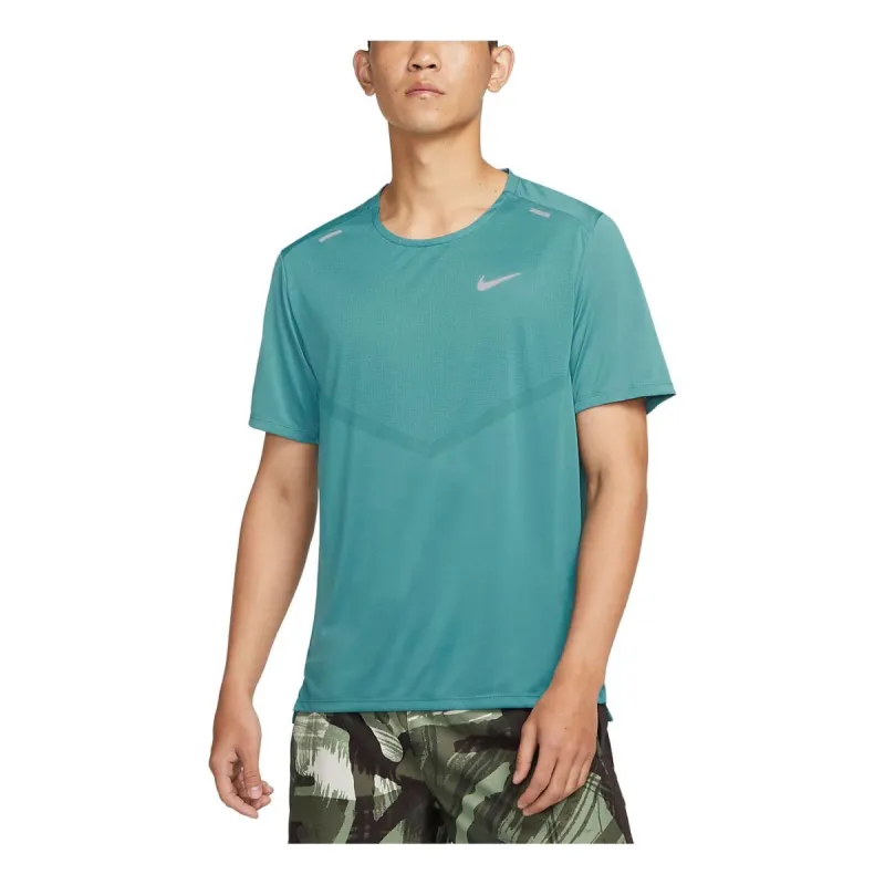 Nike Dri-FIT Rise 365 Short Sleeve Running Top 'Green' CZ9185-379 sold by KicksCrew