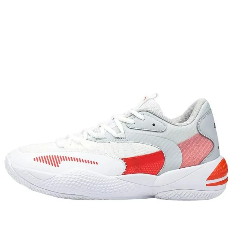 PUMA Court Rider 2.0 'White Grey Red' 376646-02 sold by KicksCrew