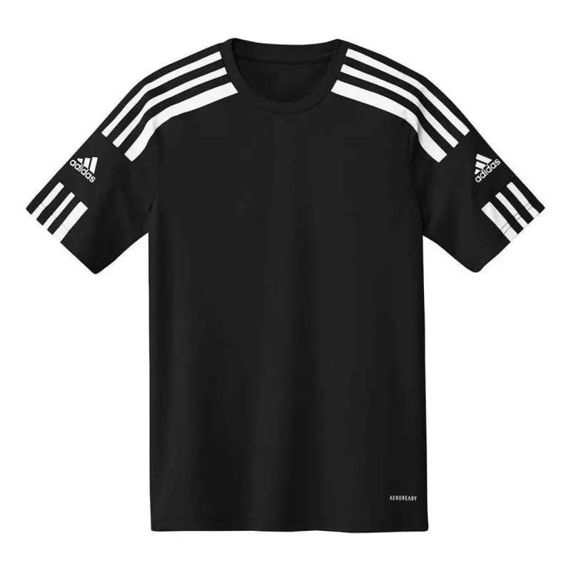(GS) adidas 3-Stripes Short Sleeves Tee 'Black White' GN5739 sold by KicksCrew