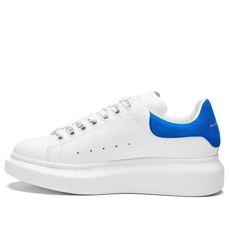 (WMNS) Alexander McQueen Oversized Shoes 'White Royal Blue' 719412WHGP78981 sold by KicksCrew