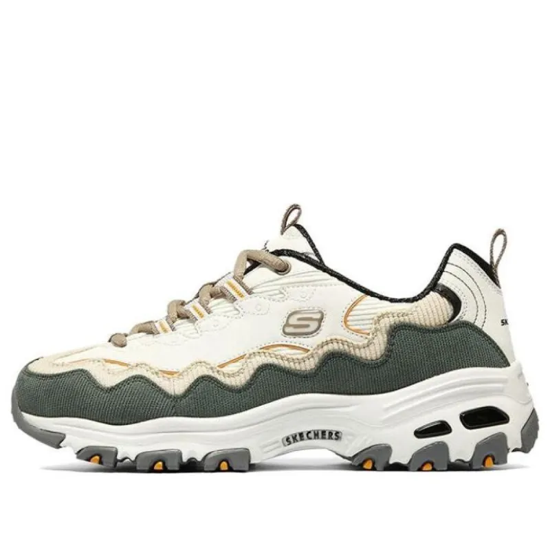 (WMNS) Skechers D'Lites - Biggest Fan Shoes 'White Olive Green' 896273-OWGN sold by KicksCrew