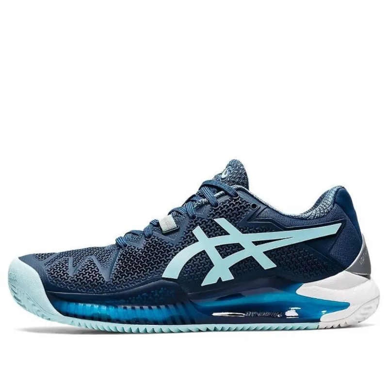 (WMNS) ASICS Gel Resolution 8 Clay 'Light Indigo Clear Blue' 1042A070-406 sold by KicksCrew