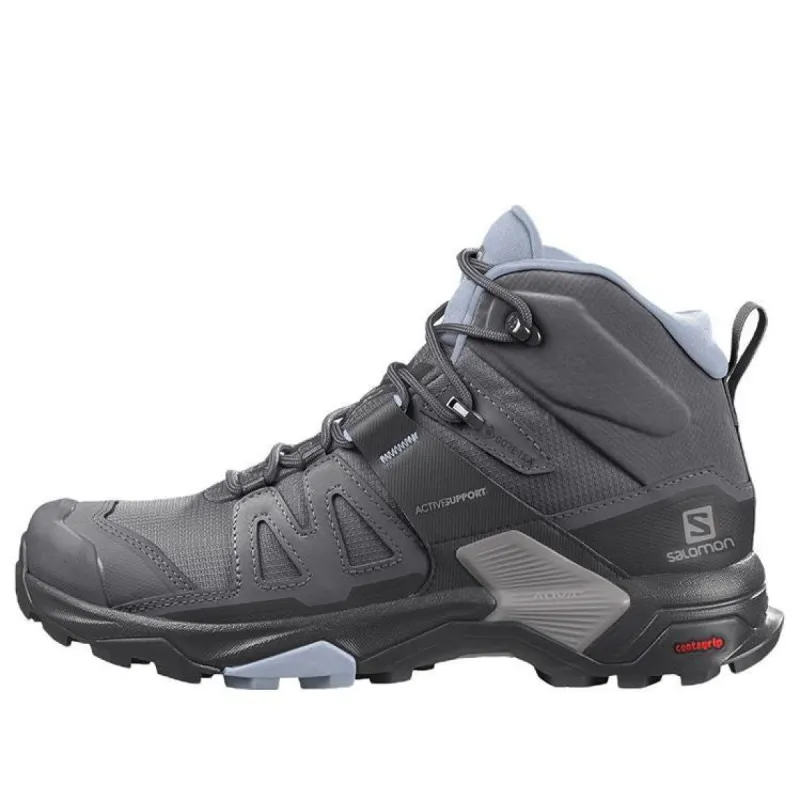 (WMNS) SALOMON X Ultra 4 Mid Gore-Tex 'Black' 416250 sold by KicksCrew