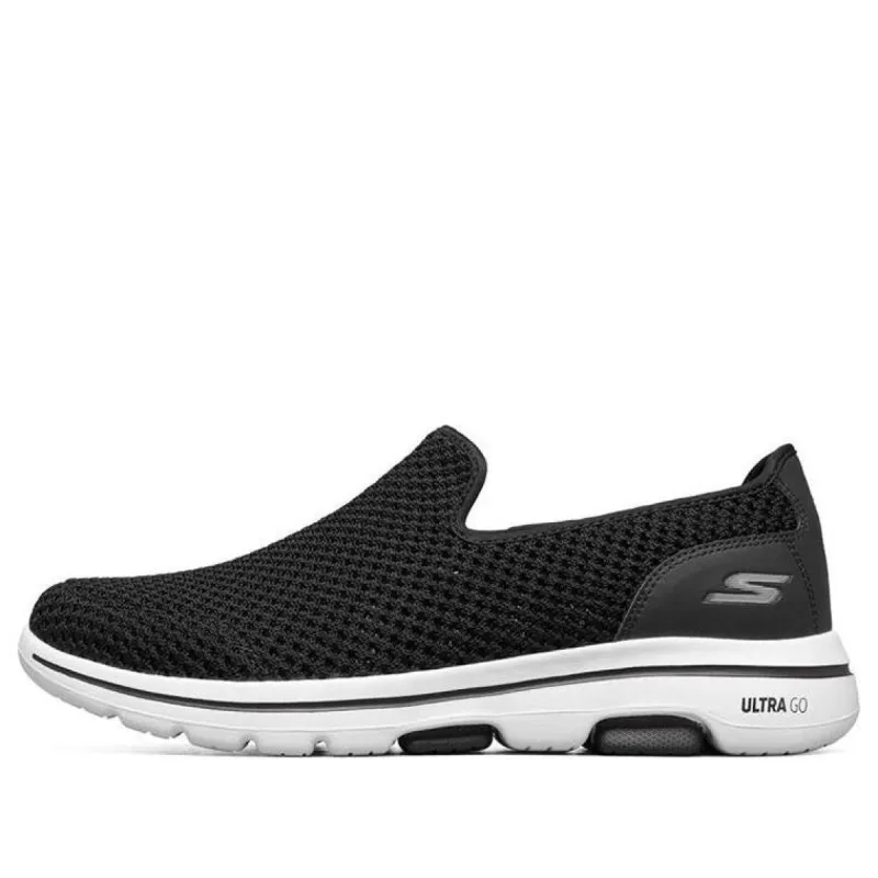 Skechers Go Walk 5 Slip On 'Black White' 661059-BLK sold by KicksCrew