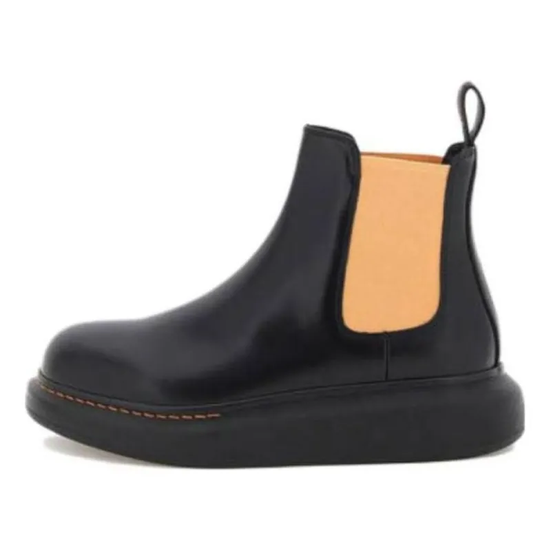 (WMNS) Alexander McQueen Hybrid Chelsea Boots 'Black Corsage' 586398WHX561539 made by Alexander McQueen