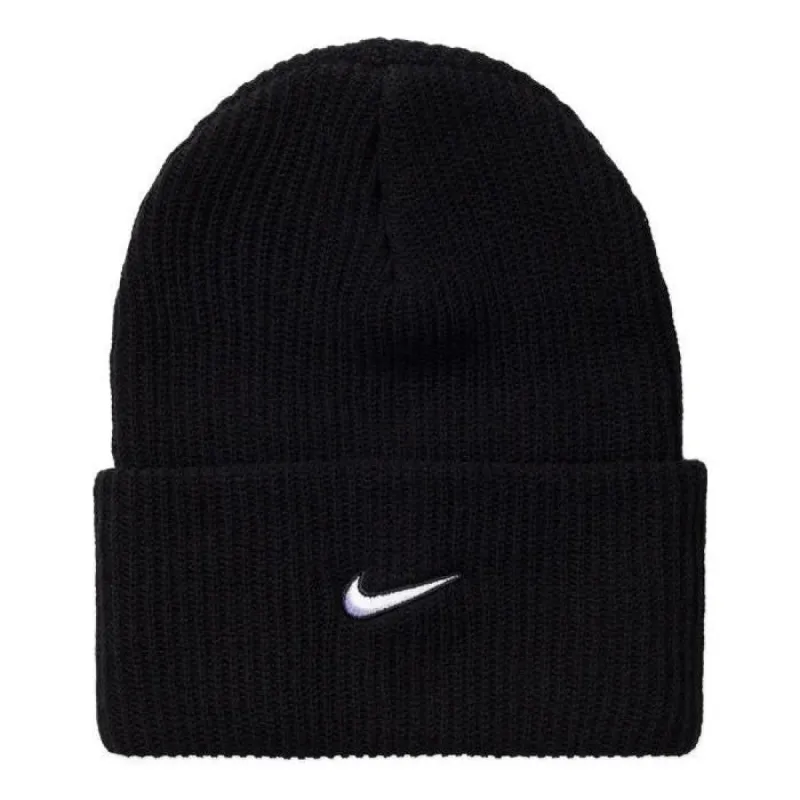 Nike Sportswear Utility Swoosh Beanie 'Black' DV3342-010 sold by KicksCrew